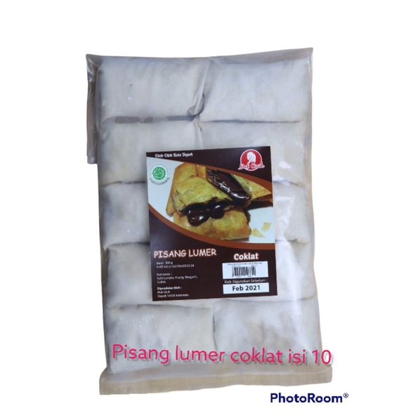 

pisang lumer coklat isi 10