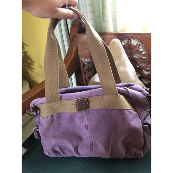 preloved tas bahu tote bag donatello corduroy (original vintage)