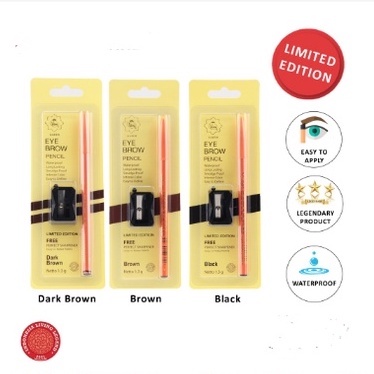 Viva Queen Eye Brow Hitam Limited Edition