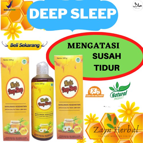 MDS / MADU DEEP SLEEP Obat INSOMNIA [Madu Deep Sleep] atasi INSOMNIA