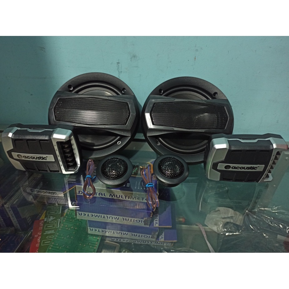 Speaker mobil Split 6inch 600w ACOUSTIC + TWEETER + crossover AC6907