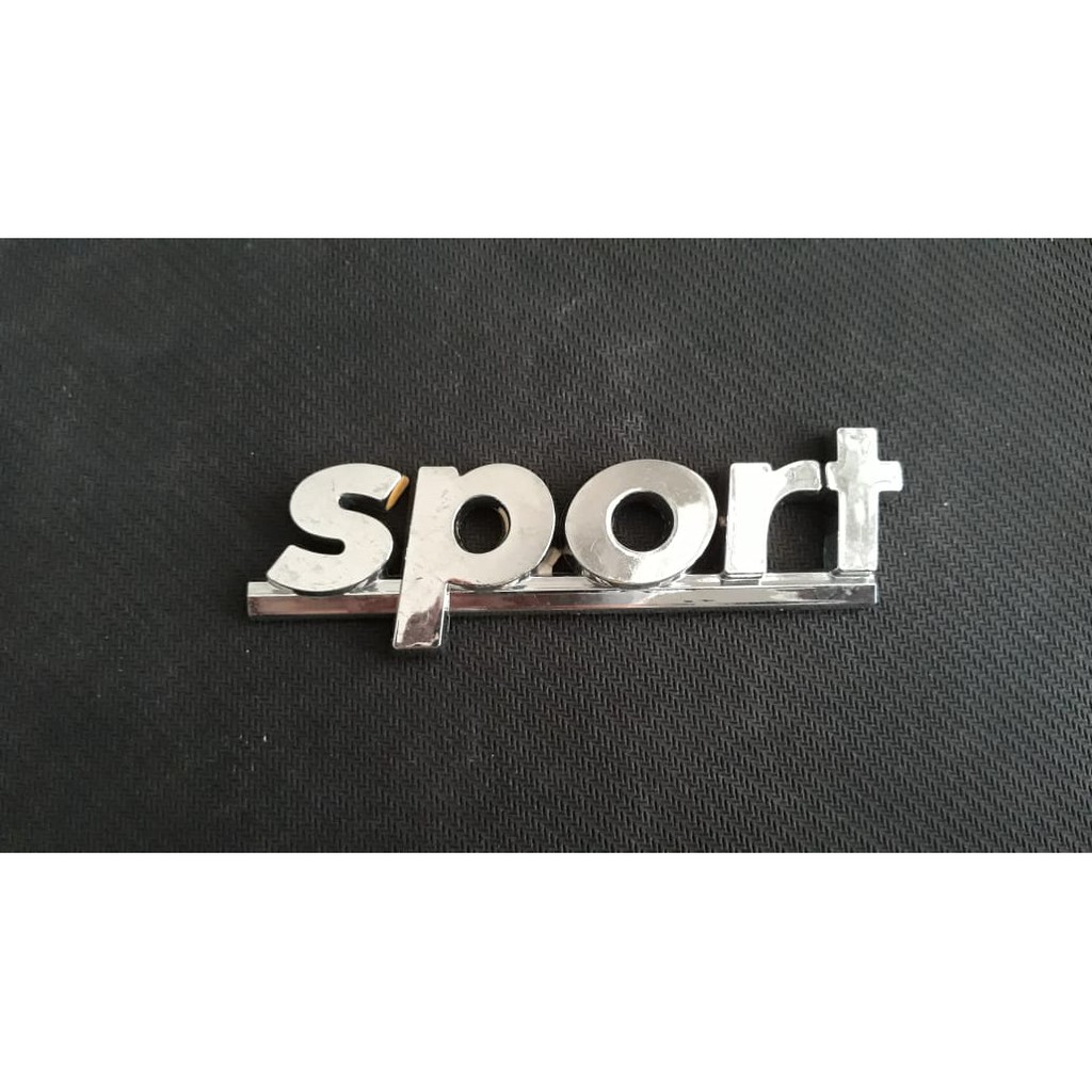 Emblem Sport Chrome Mobil Universal