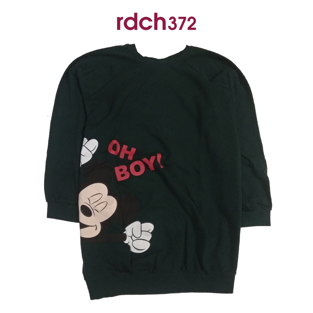 CREWNECK BRANDED SECOND DISNEY MICKEY OH BOY