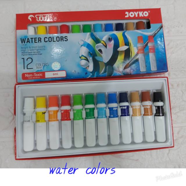 

Water colors TITI JOYKO 12 warna