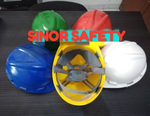 Helm Safety Proyek V Guard ASA Lengkap dengan Tali Dagu Kualitas Premium SNI