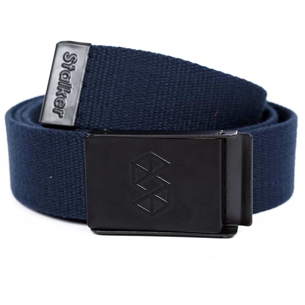 Stalker Webbing Belt / Sabuk - Embose Navy