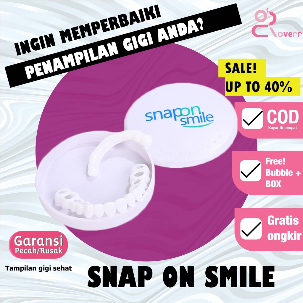 Perfect Ideal Alat Authentic Veneer Vener Gigi Palsu Sepasang Snap On Smile Murah Original COD v5