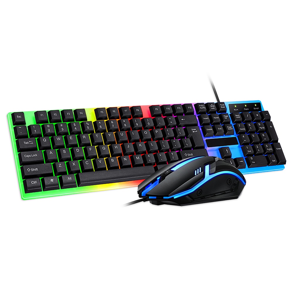 【COD】Jovitech Keyboard Dan Mouse LED Keyboard PC Komputer LDKAI 832 Gaming Dengan Kabel - G14