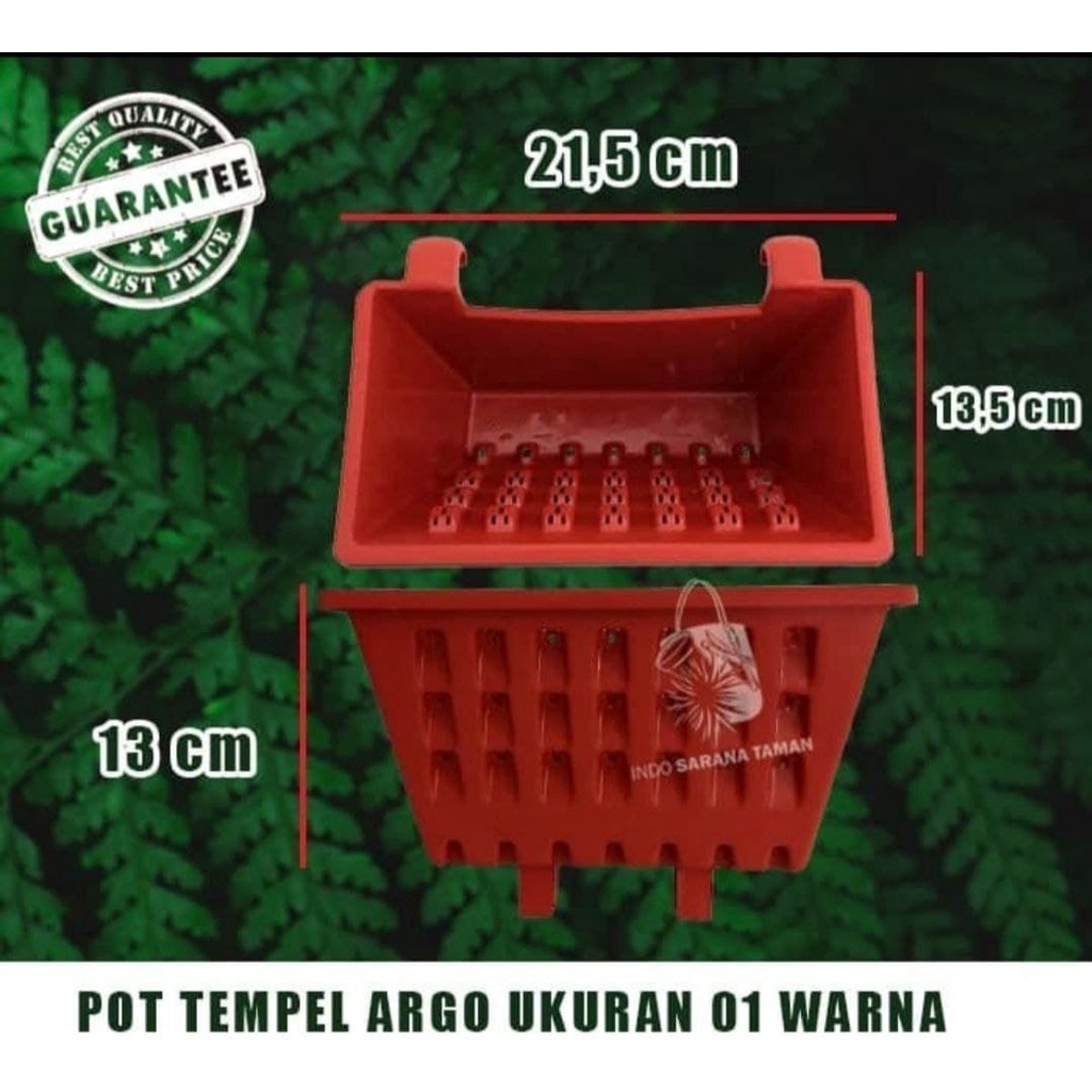 POT TEMPEL ARGO 01 KECOKLATAN Pot Tembok Pot Dinding Pot Vertical Garden Pot Bunga Pot Tanaman Pot P