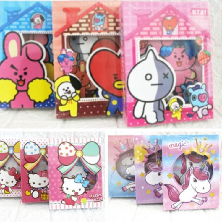 

Pasti dikirim | UnQ Diary Gembok Kecil Unicorn, Frozen, Pony, LOL, Hello Kitty, BTS / Diary kunci gembok karakter |Paling@popular