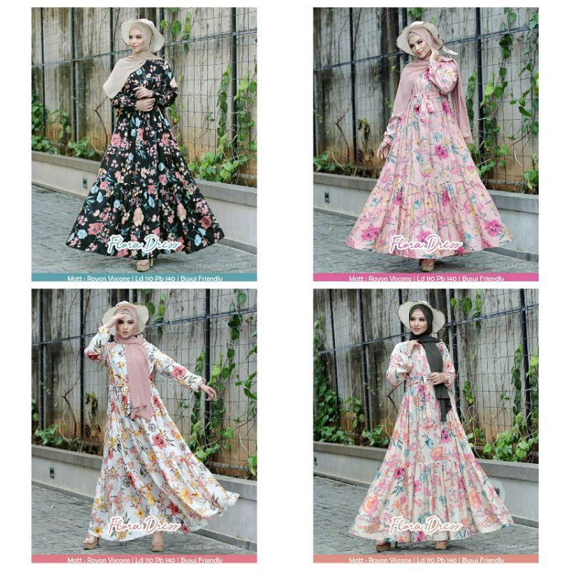 Gamis Rayon Home Dress Homey Rayon Viscose banyak model