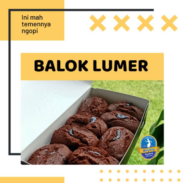 [KHUSUS P.JAWA] Kue Balok Lumer Moojang Bandung coklat lumer BALUR oleh-oleh khas Bandung