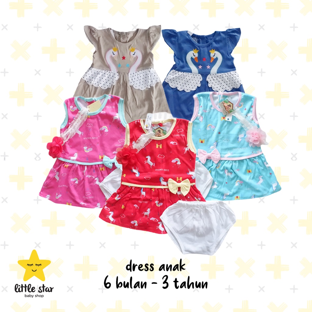 Walton Dress Bayi Cewek | Setelan Bayi Cewek