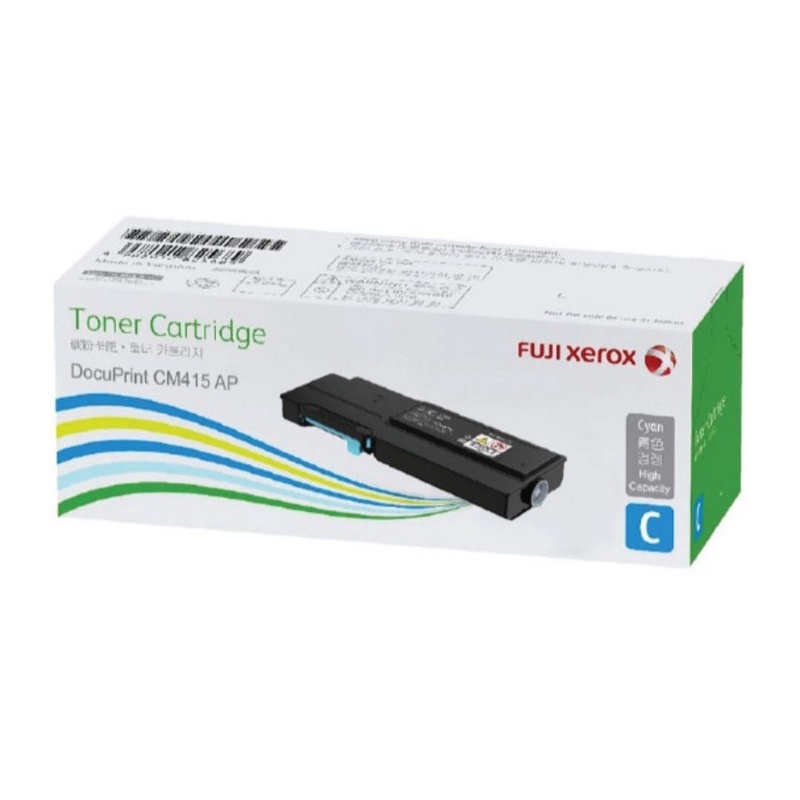Toner Fuji Xerox Cm415 Ap Original Ct202353 Cyan