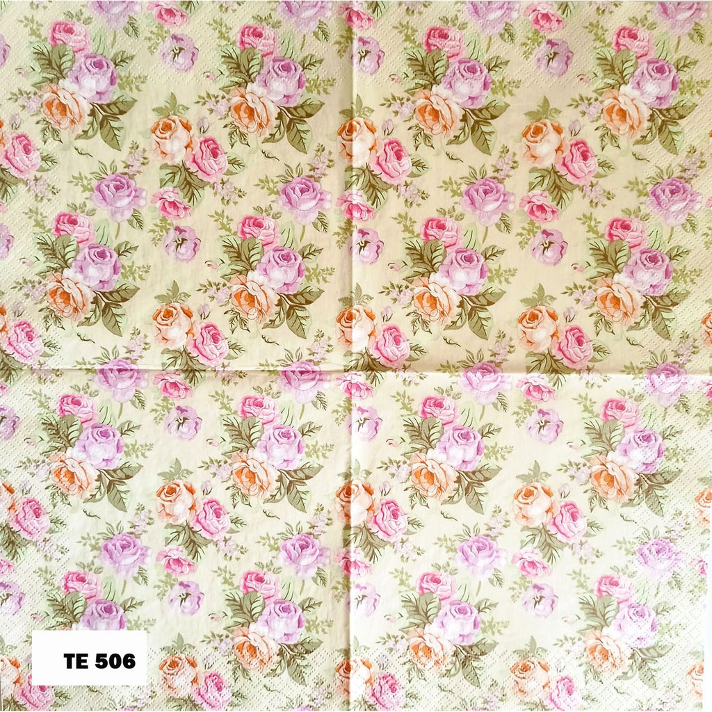 TISU NAPKIN DECOUPAGE EROPAH 33X33 CM TE 506 TTS