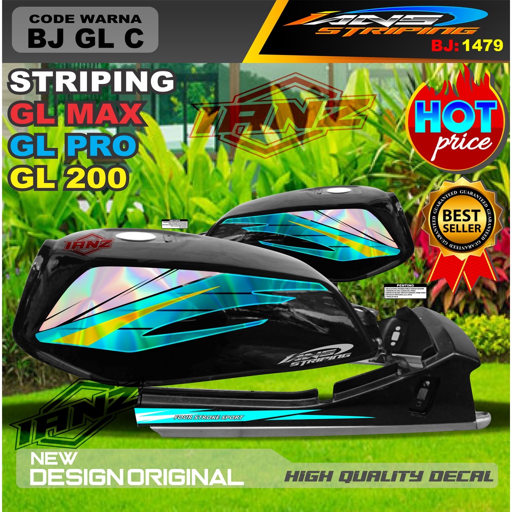 STRIPING COSTUM GL MAX VARIASI HOLOGRAM / STRIPING GL PRO MAX VARIASI HOLOGRAM / STRIPING GL