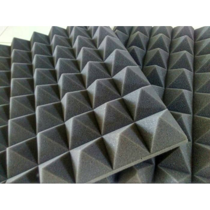 Busa Peredam Suara Pyramid Untuk Studio Musik Dan Rekaman 50x50x4cm Shopee Indonesia