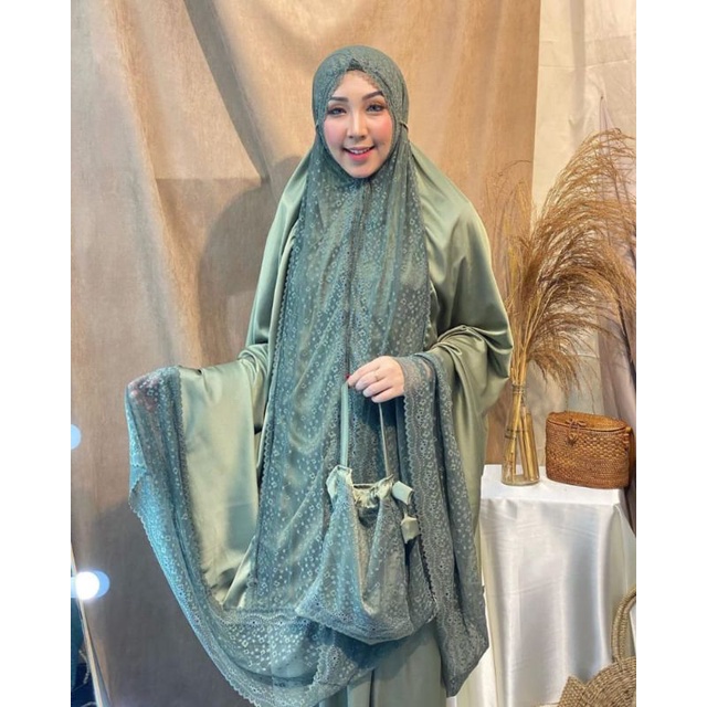 NEW//MUKENA ZAHRA PREMIUM 2 IN 1~MUKENA ZAHRA SILKY~MUKENA DEWASA~MUKENA JUMBO ORI~MUKENA ZAHRA ORI