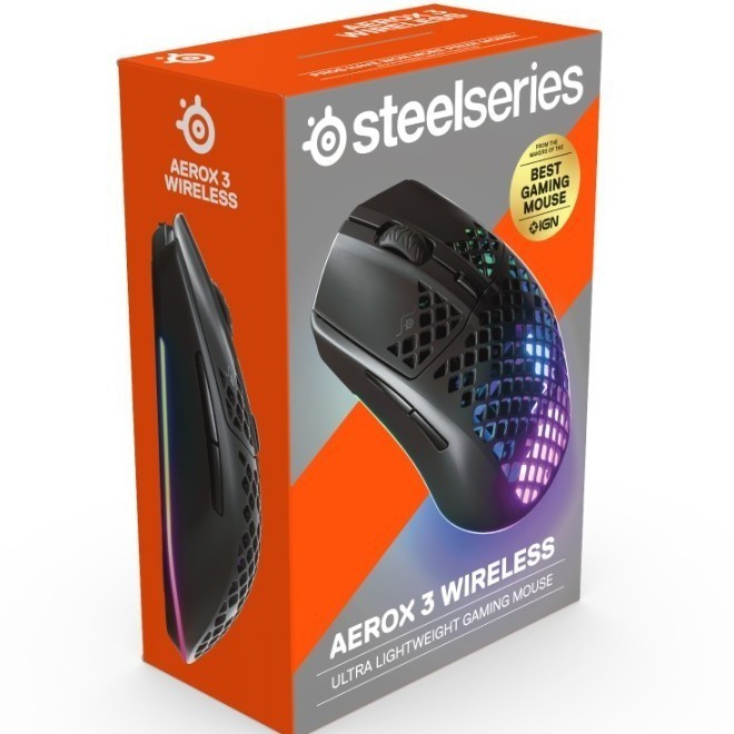 Steelseries Aerox 3 RGB Wireless - Gaming Mouse