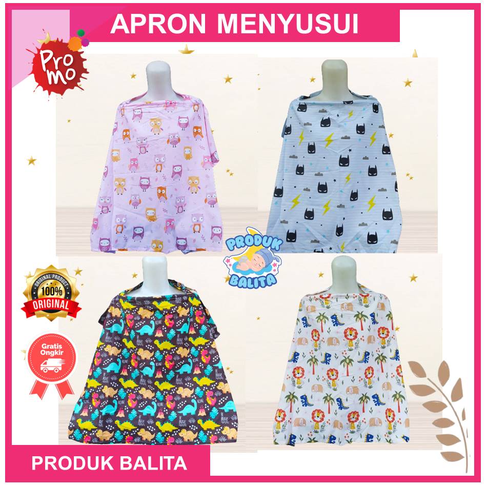 Nursing Cover Apron Menyusui Kain Penutup Murah Terlaris