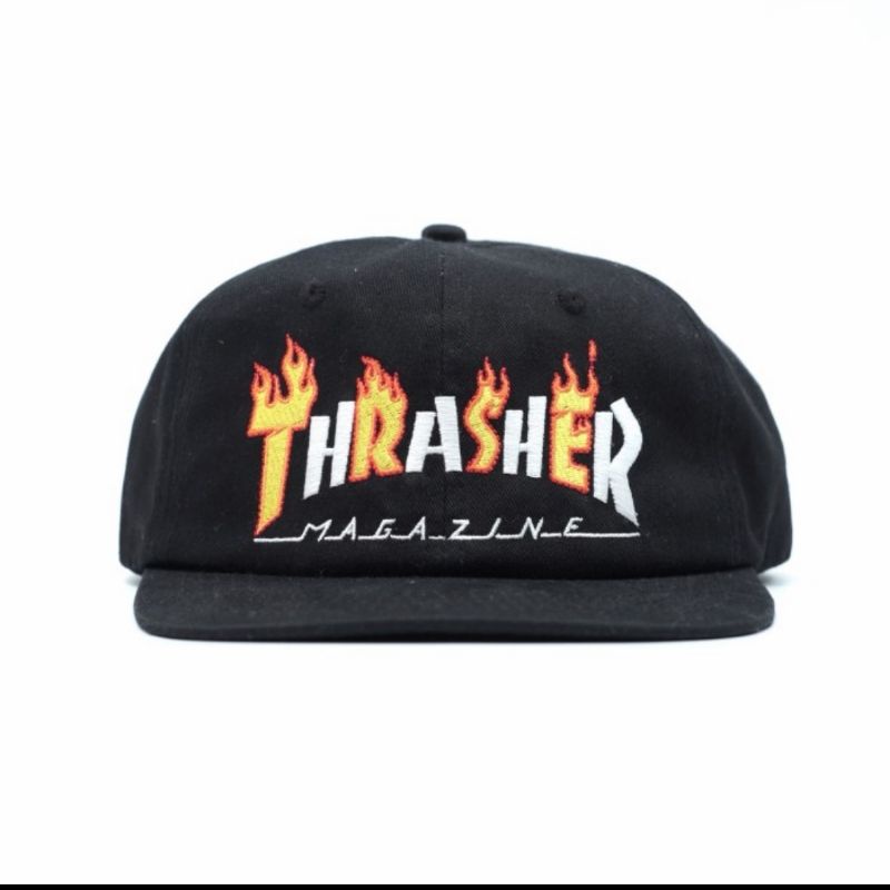 Thrasher Flame Mag Snapback Cap Original Brand New