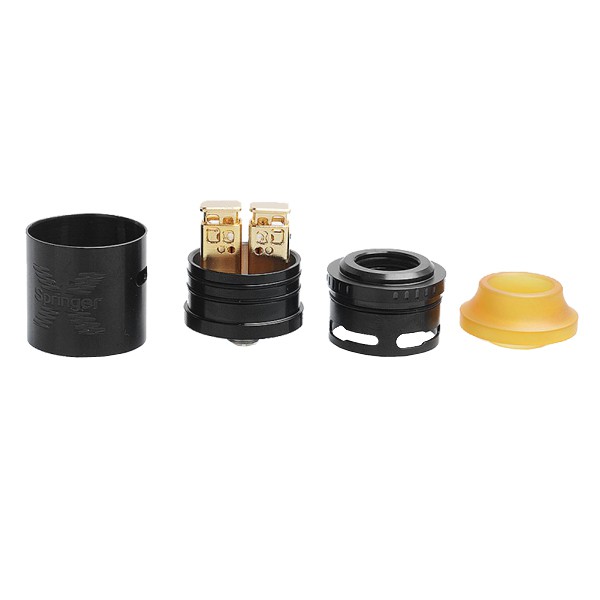 Tigertek Spirnger X 24 RDA Atomizer - BLACK [Authentic] KiswaraBandung