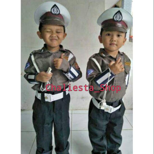 Baju Kostum Seragam Profesi Polisi Lalu Lintas Polantas