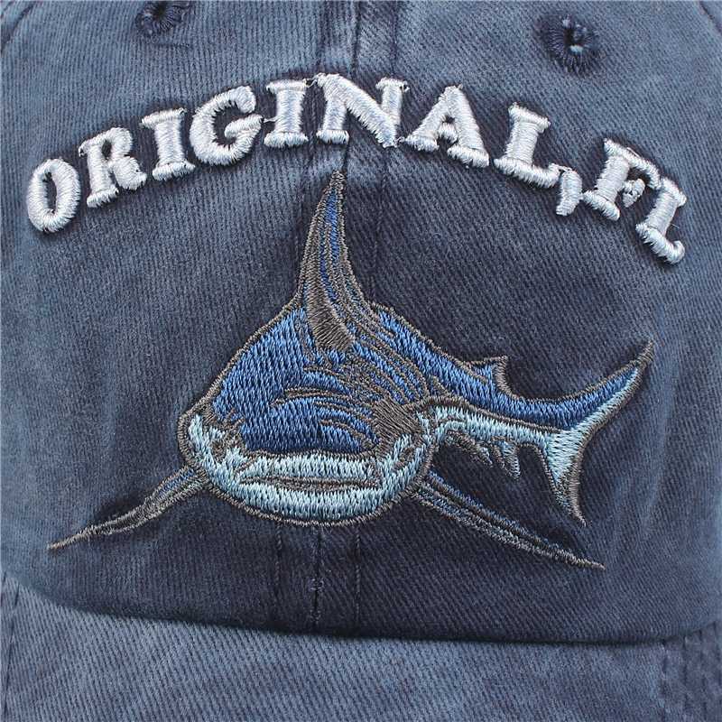 (BISA COD) FTIHSHP Topi Baseball Cap Snapback Model Shark Original FL - P1