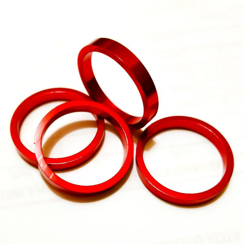 Ring Spacer Stem Oversize 5 mm. Merah. Ring Spacer Stem Sepeda