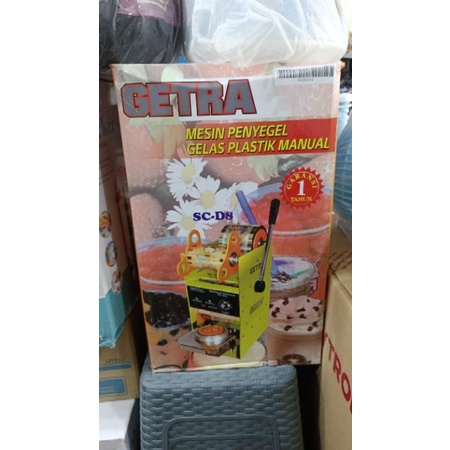 MESIN CUP SEALER GETRA SC D8 - SEALER GETRA - CUP SEALER MURAH - PRESS GELAS PLASTIK - PENYEGEL GELA