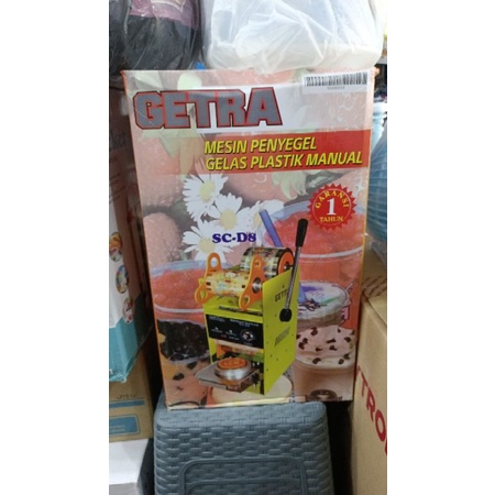 MESIN CUP SEALER GETRA SC D8 - SEALER GETRA - CUP SEALER MURAH - PRESS GELAS PLASTIK - PENYEGEL GELA