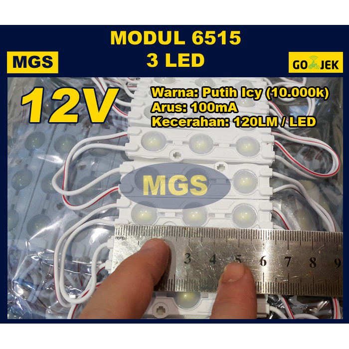 LED Modul 6515 12V Putih Samsung