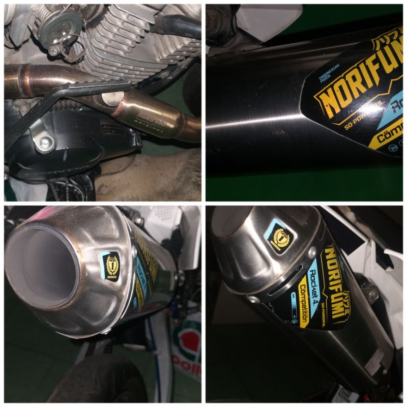 Knalpot CRF 150L  Norifumi Rocket 4 Kompetisi Original Bekas