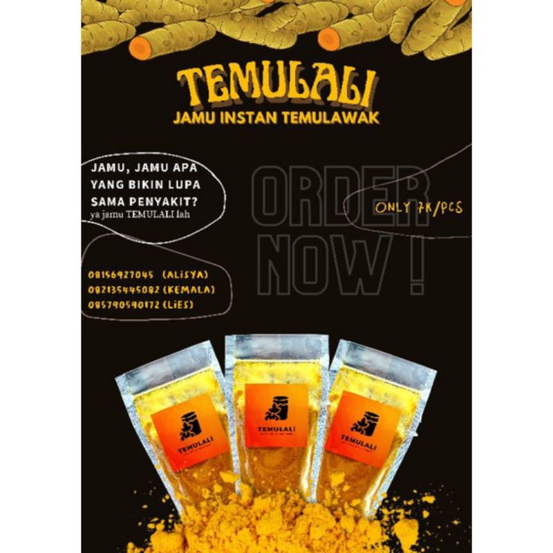 

JAMU TEMULAWAK INSTAN BUBUK