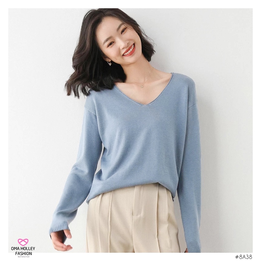 (COD) OH Fashion Jesslyn Knit Top Premium #8A38