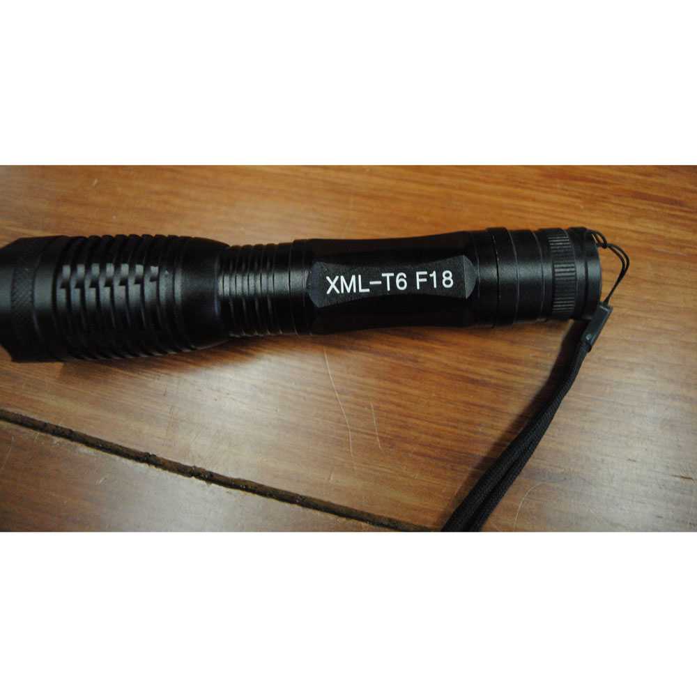 FatihShop TaffLED Senter LED Tactical Cree XM-L T6 8000 Lumens - F18