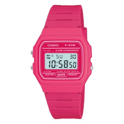 Casio Original F-91WC-2A 4A / F91WC 4A2 9A Jam Tangan Unisex Karet F91 F91W F91WS Anak-anak Kids