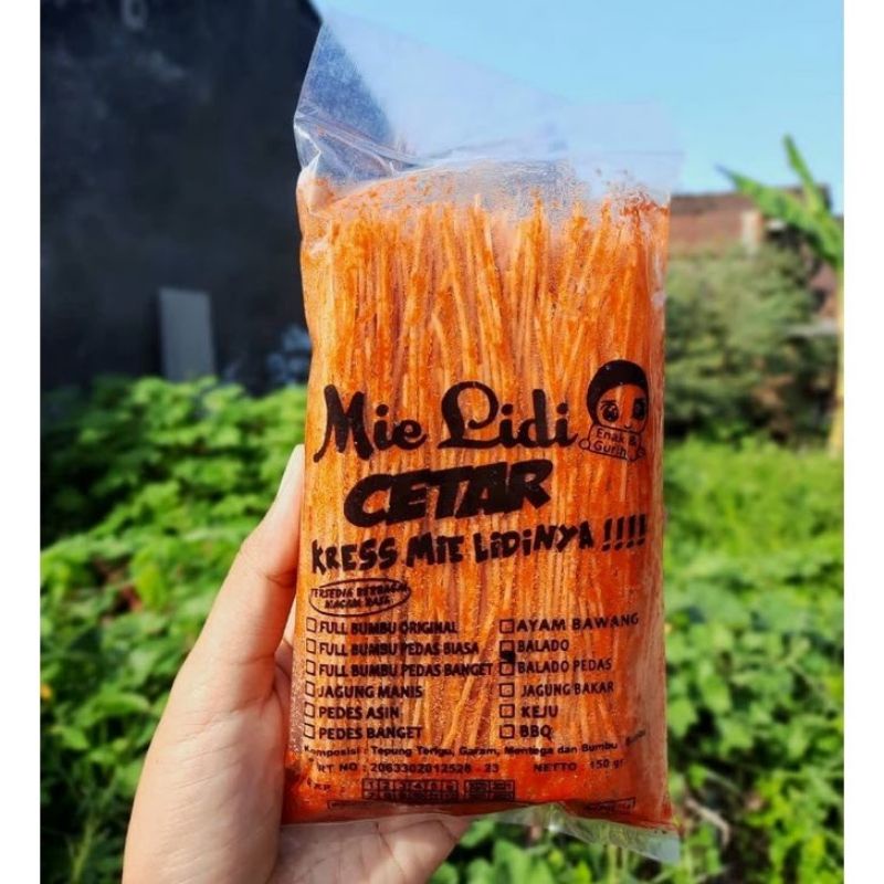 

Mie Lidi Cetar Basah Original