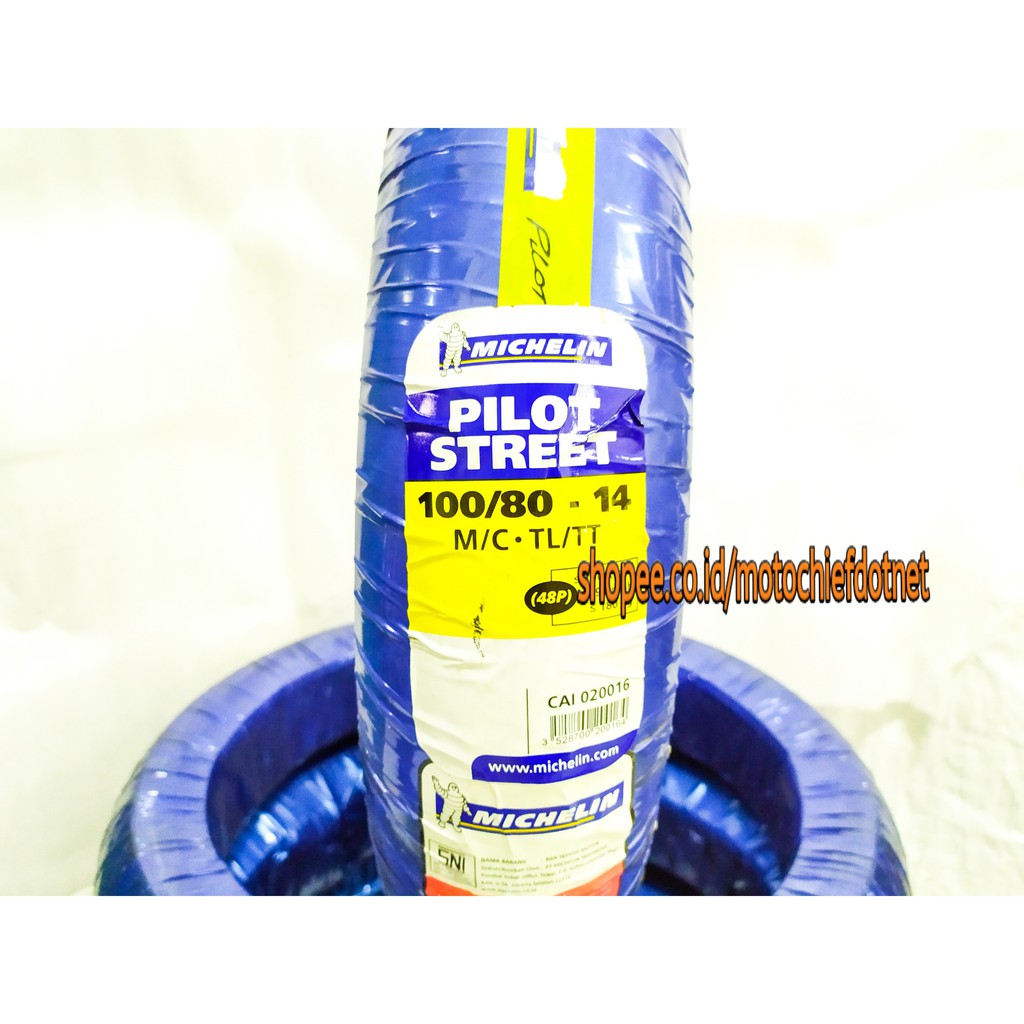 Ban Michelin Pilot Street 100/80 - 14