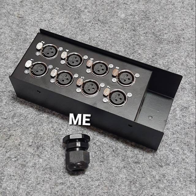 Box kabel snake 8ch komplit