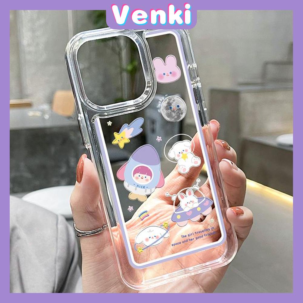 iPhone Case HD Acrylic Hard Case High Clear Metal Button Protection Camera Shockproof Cartoon Cute Compatible with iPhone 14 Pro Max 14 Plus 13 Pro Max 12 Pro Max 11 XR 7Plus