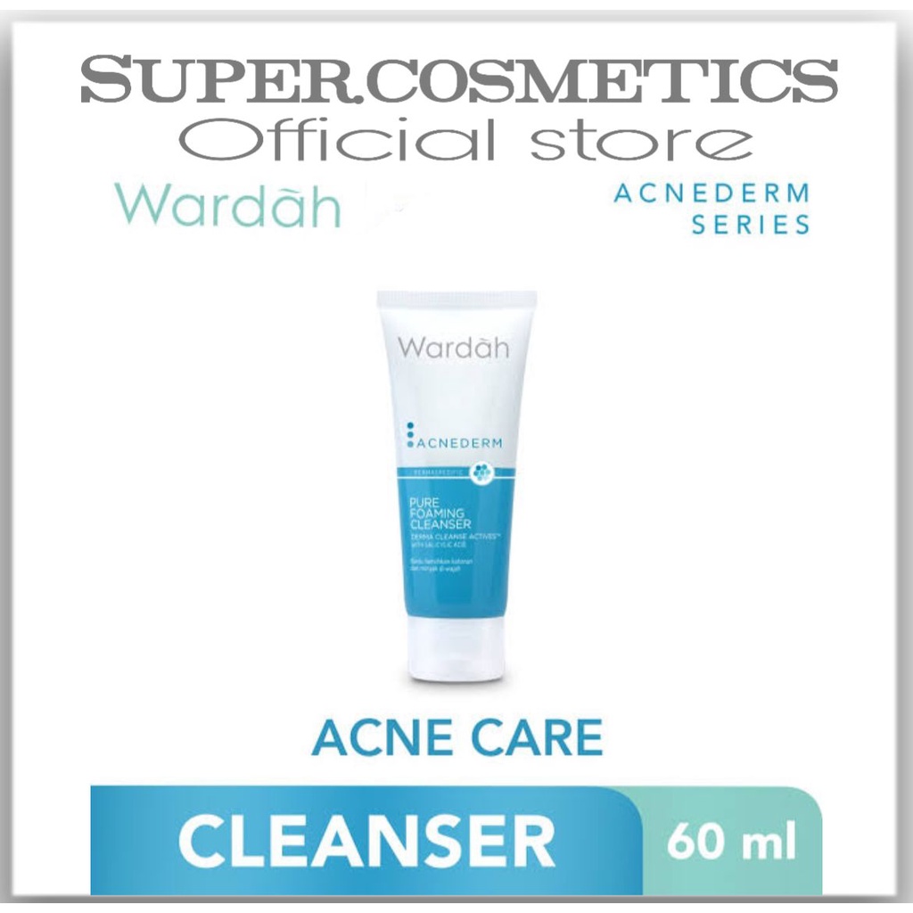 Wardah Acnederm Pure Foaming Cleanser 60 ml