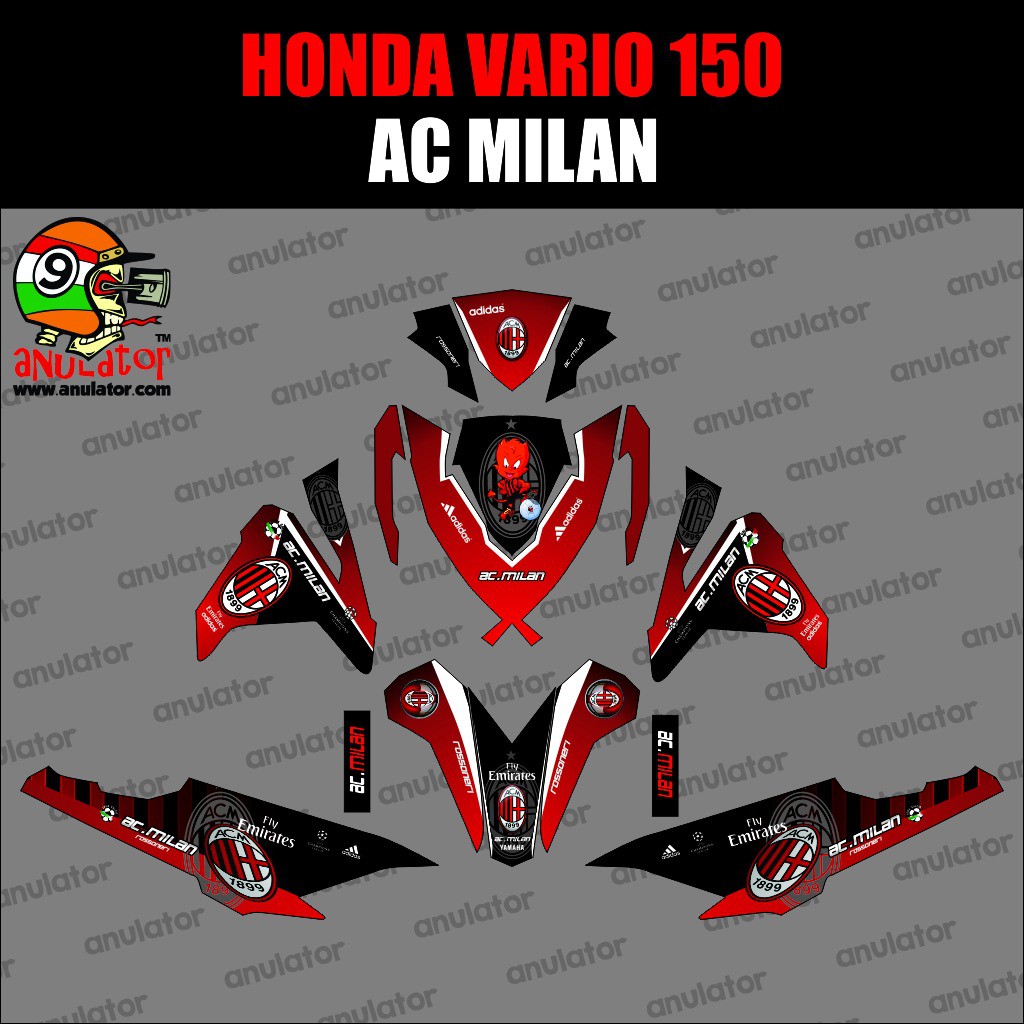 135 Gambar gambar motor ac milan Terbaru