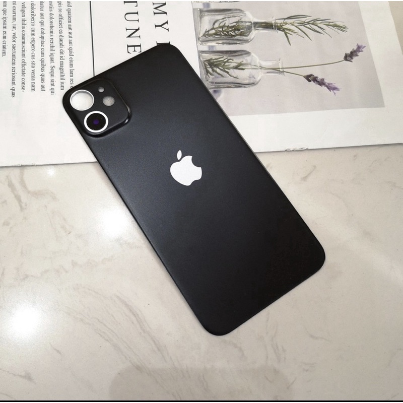 Sticker back cover iphone xr to iphone 11 (fake kamera iphone 11)