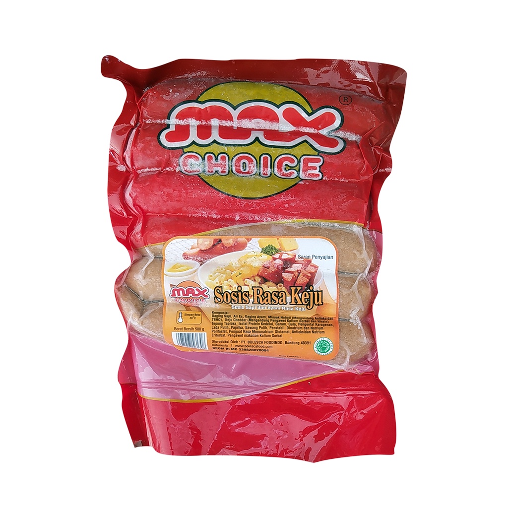 

MAX SOSIS KEJU 500 GR