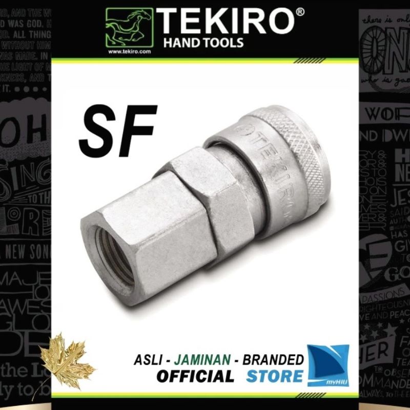 NEPEL SELANG ANGIN TEKIRO SF20 / QUICK COUPLER TEKIRO SF20/ SF 20 TEKIRO