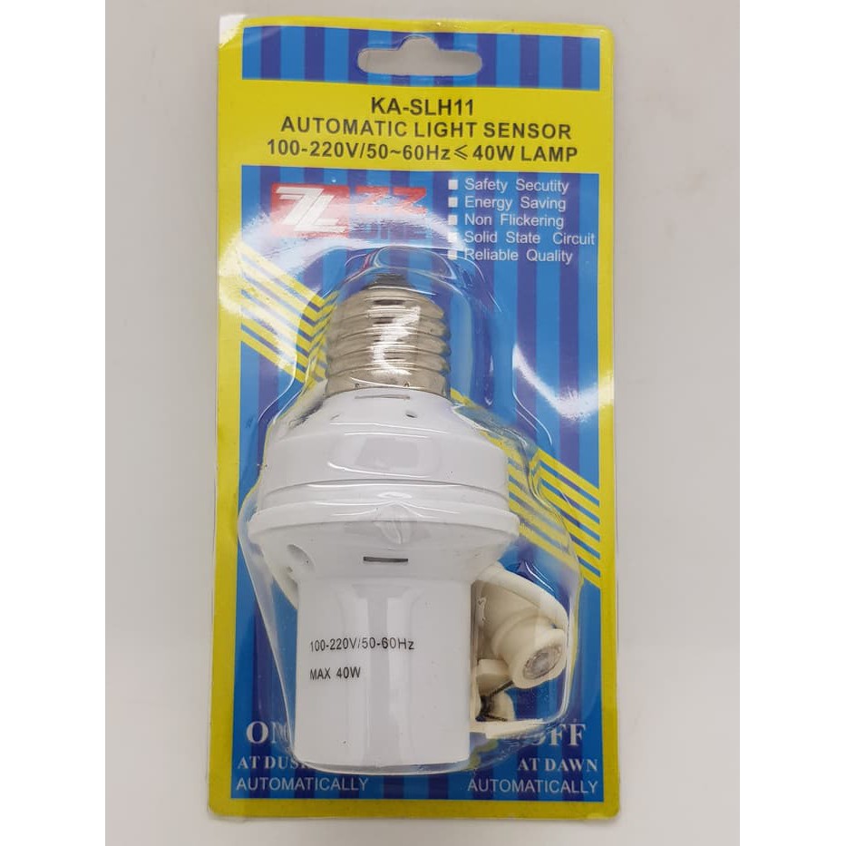FITTING SENSOR CAHAYA FITING LAMPU SENSOR CAHAYA