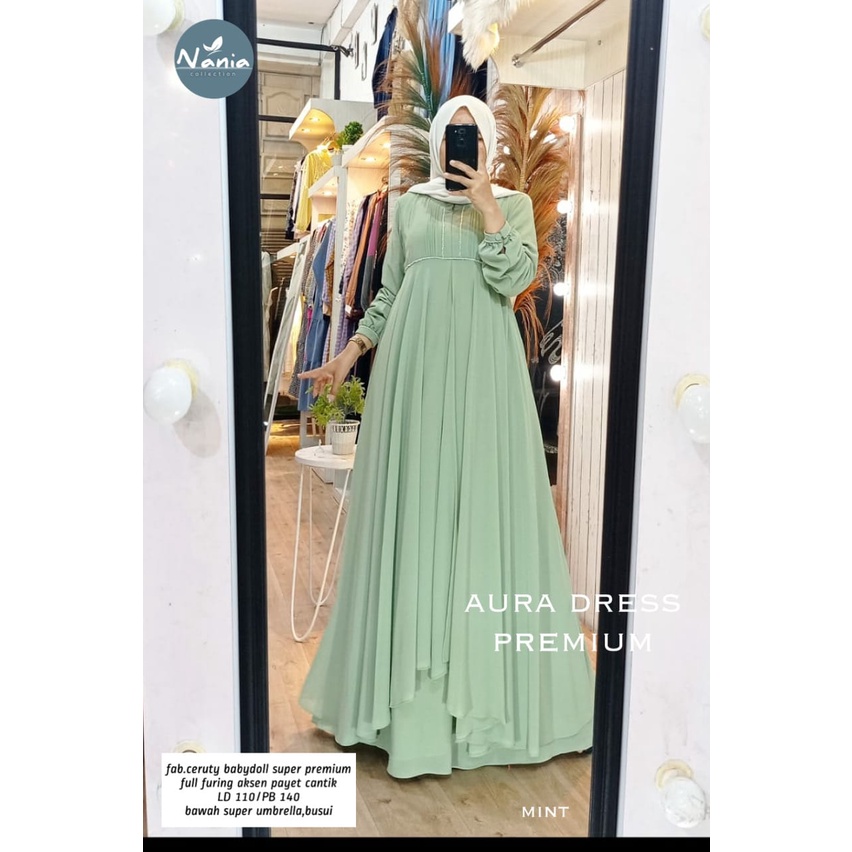 AURA MAXI DRESS PESTA ORIGINAL NANIA