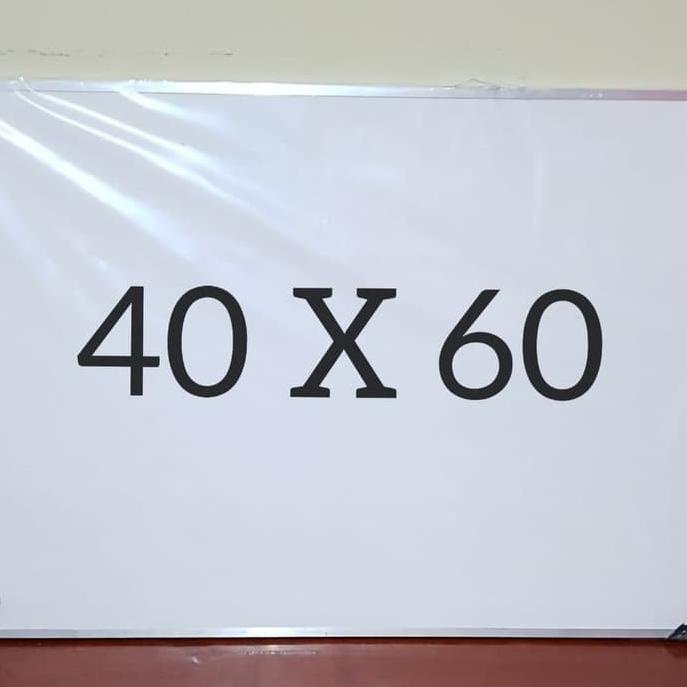 

79 Whiteboard 40x60 papan tulis anak putih white board 2 sisi spidol dan kapur 79 ➧