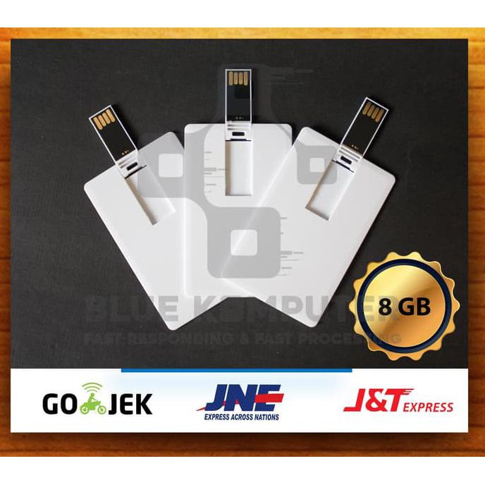 Produk Terbaik] Flashdisk Kartu Polos 8Gb - Fd Kartu 8 Gb - Flashdisk Kartu 8 Gb